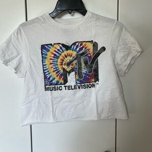 MTV Classic Black and White Tee